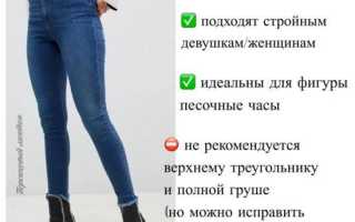 Как выбрать женщине джинсы