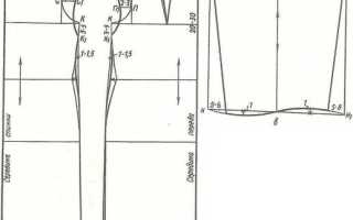 Выкройка платья без вытачек