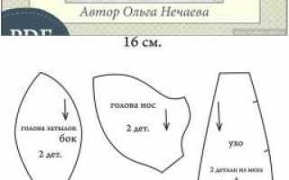Как самой сшить красивого зайца из тканей
